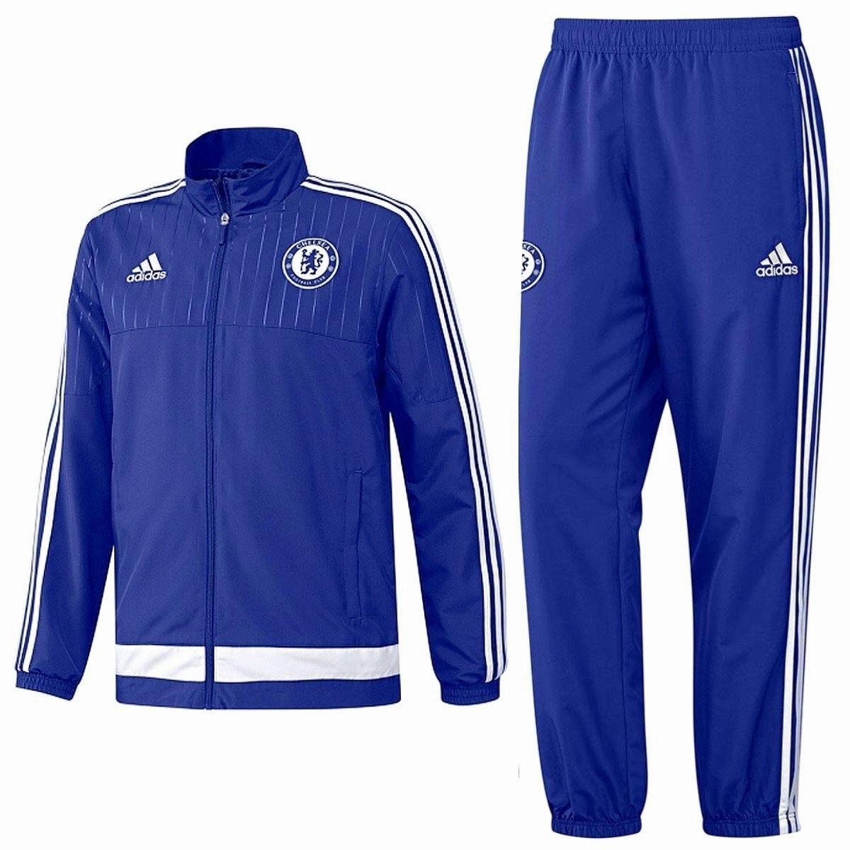 Snowboard Boots Near Me FC Chelsea blue presentation Soccer tracksuit 2015/16 - Adidas