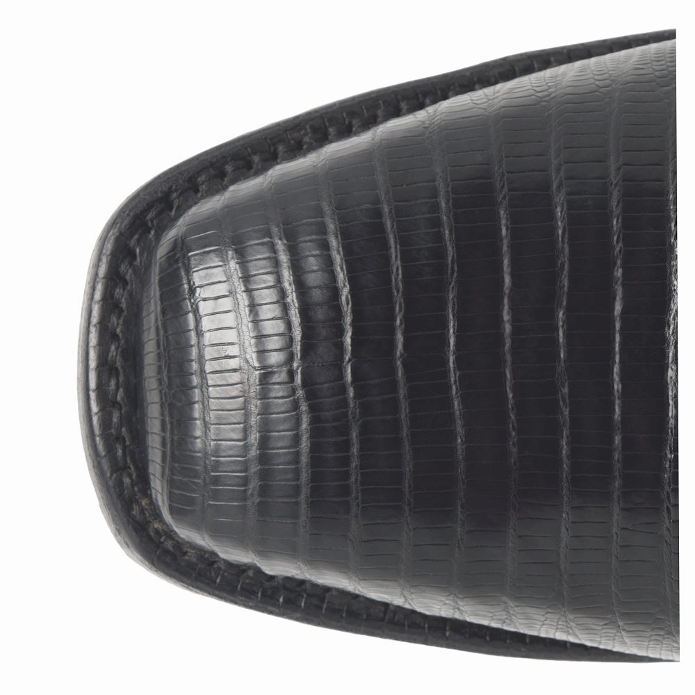 Flat Ladies Boots Reposado 12 Inch Lizard Square Toe Cowboy Boots