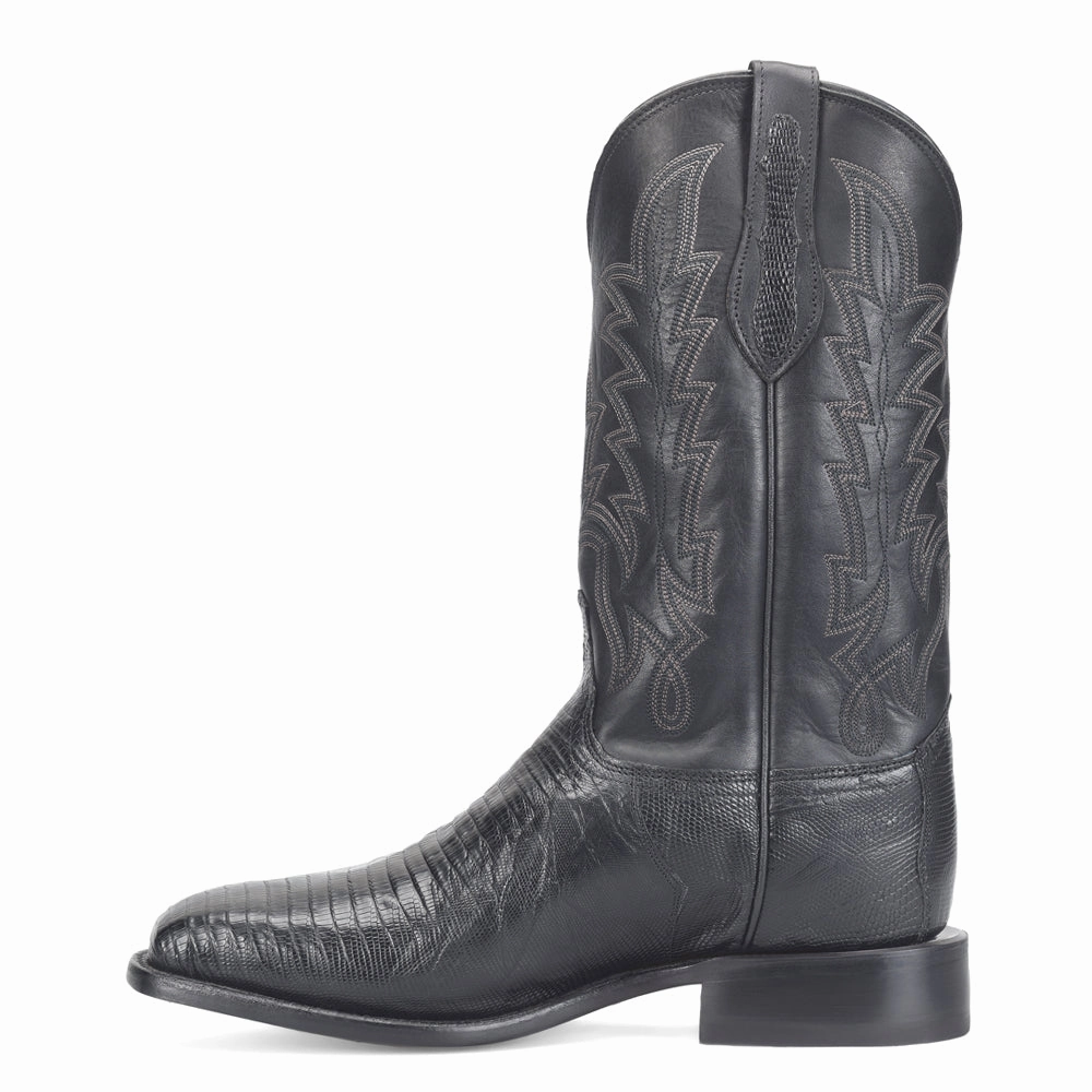 Reposado 12 Inch Lizard Square Toe Cowboy Boots Steel Toe Boots Vs Composite