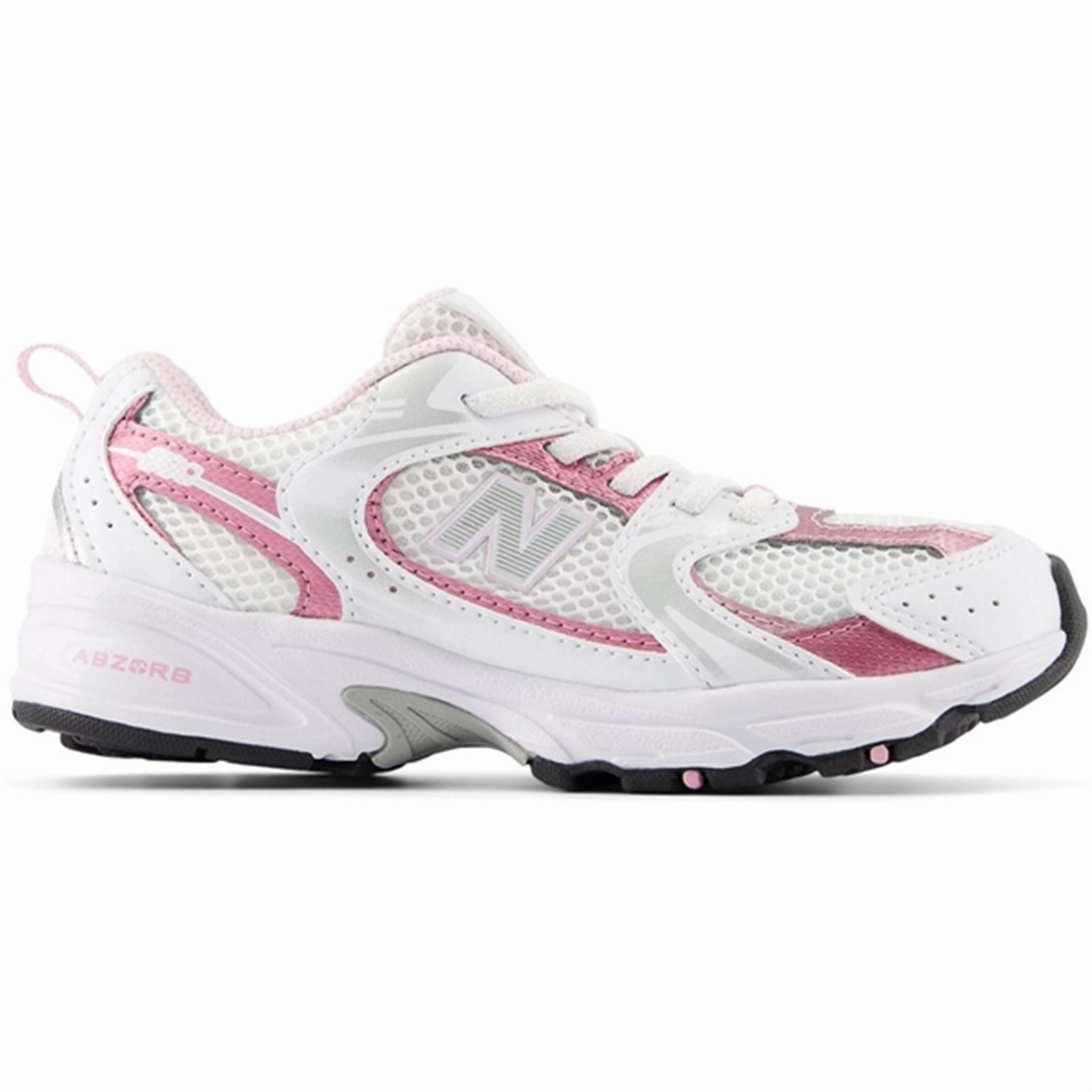 Authentic Sneakers New Balance 530 Kids Bungee Lace Sneakers White