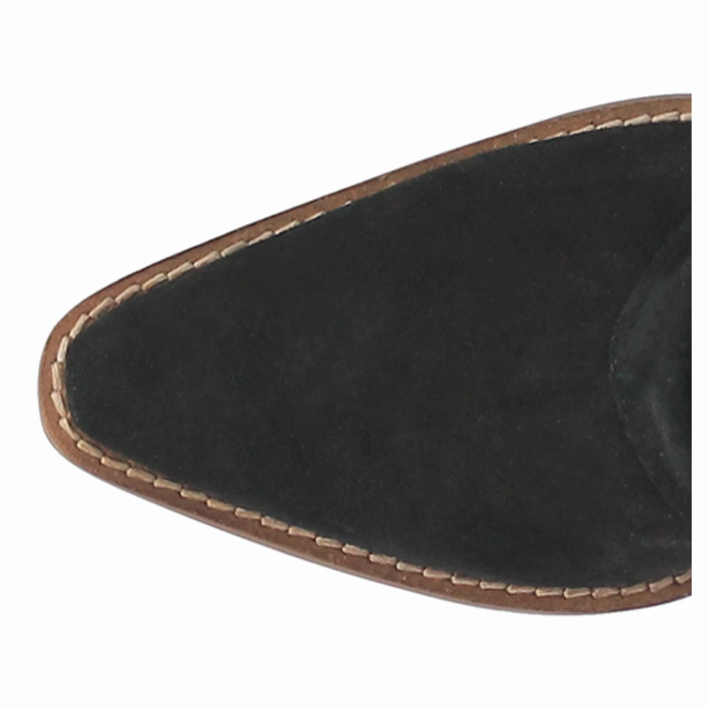 Work Western Boots Spirit Trail Studded Embroidered Fringe Snip Toe Pull On Cowboy Boots