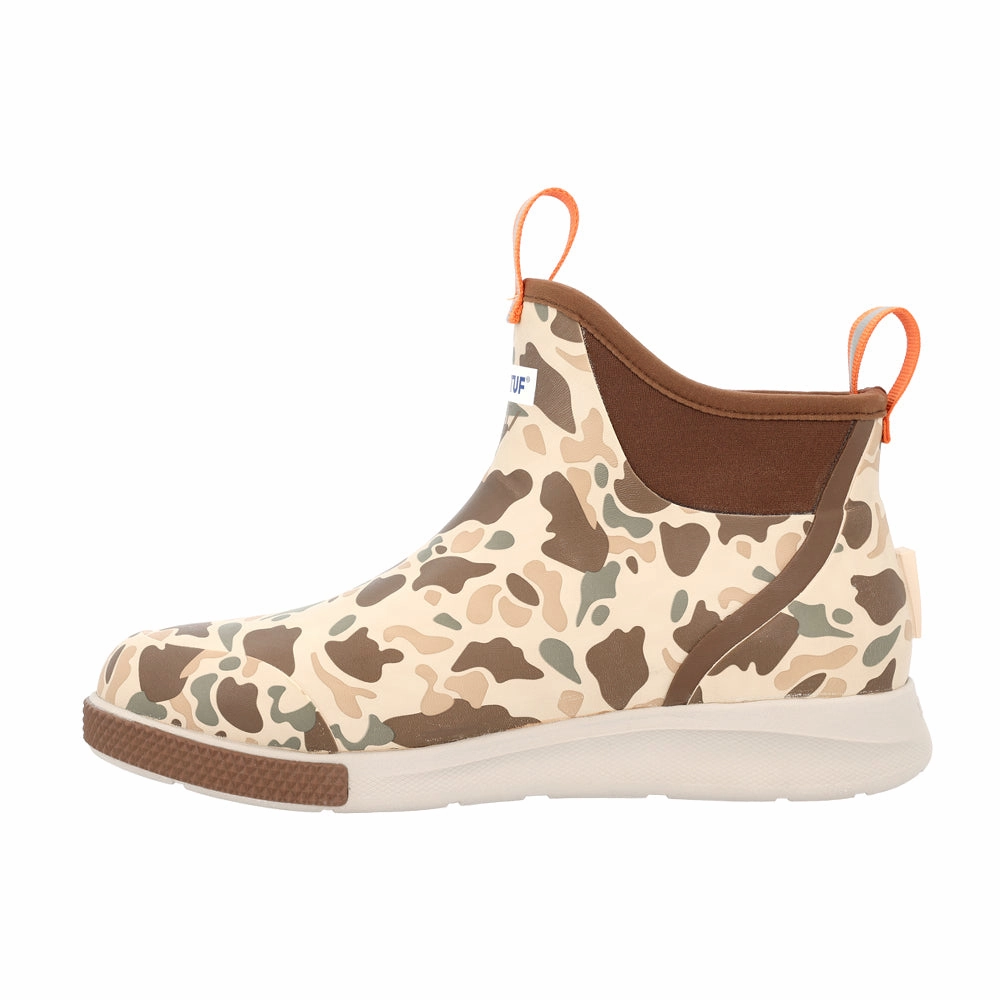 Sport Ankle Deck Camo Round Toe Pull On Rain Boots Boots For Bikers