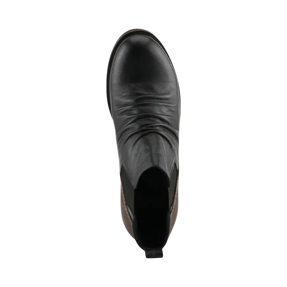 Jack Burton Boots Spring Step Women's Montaro Low Chelsea Boot in Black Multi