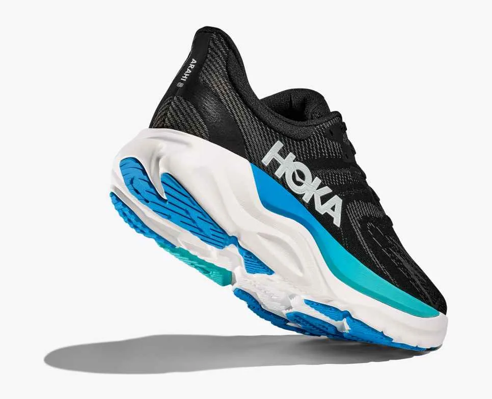 Make My Feet Hurt Hoka Arahi 8 (Black/Skyward Blue) - Men's