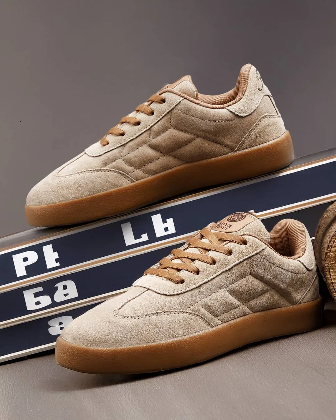 Bacca Bucci Fresco  Suede Low-Top Sneakers for the Urban Nomad Samba Og Sneakers