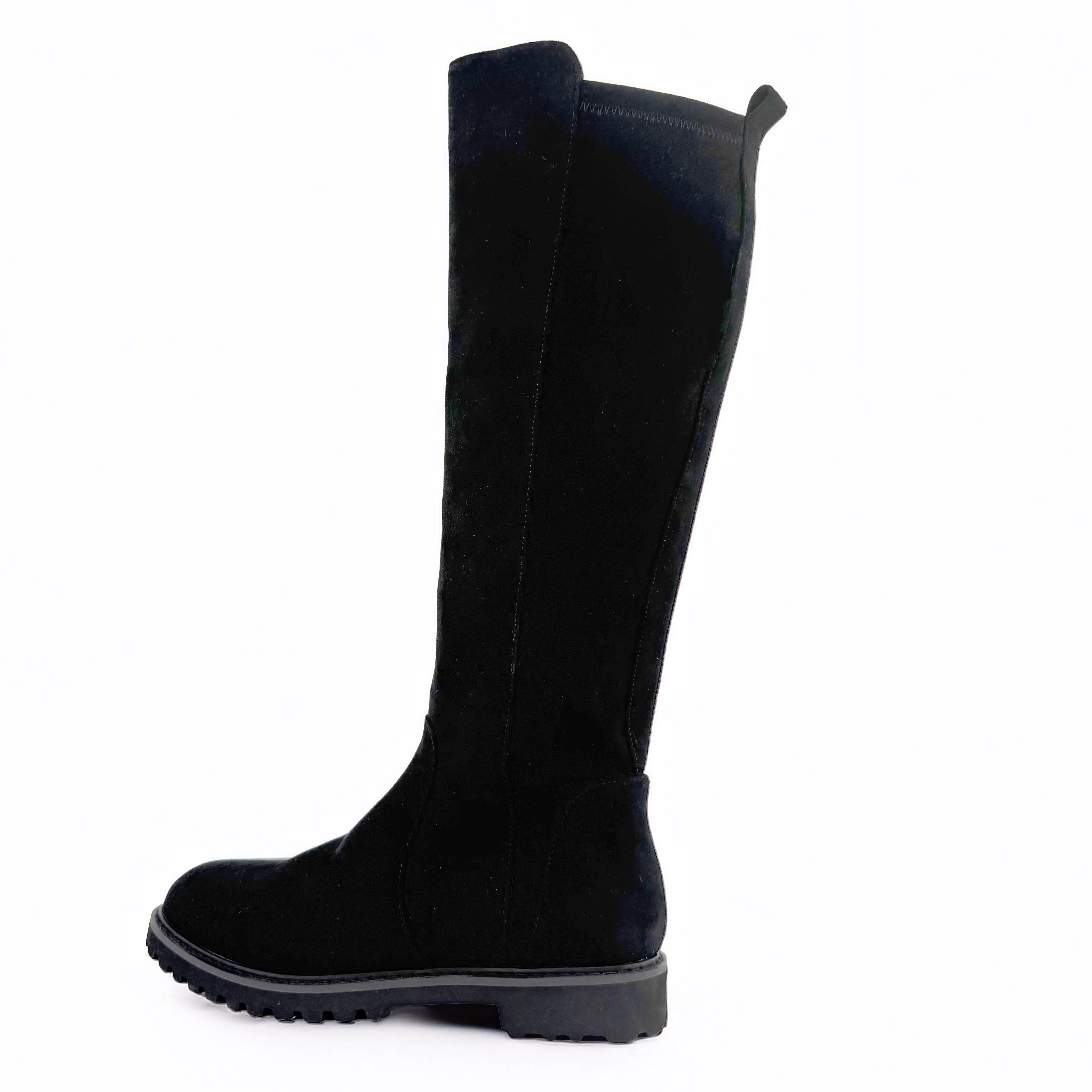 Sasha Leather Stretchboots Fur Lined Chelsea Boots