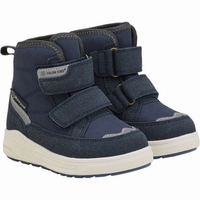 Color Kids Total Eclipse Boots W. Velcro Waterproof Dievier Boots