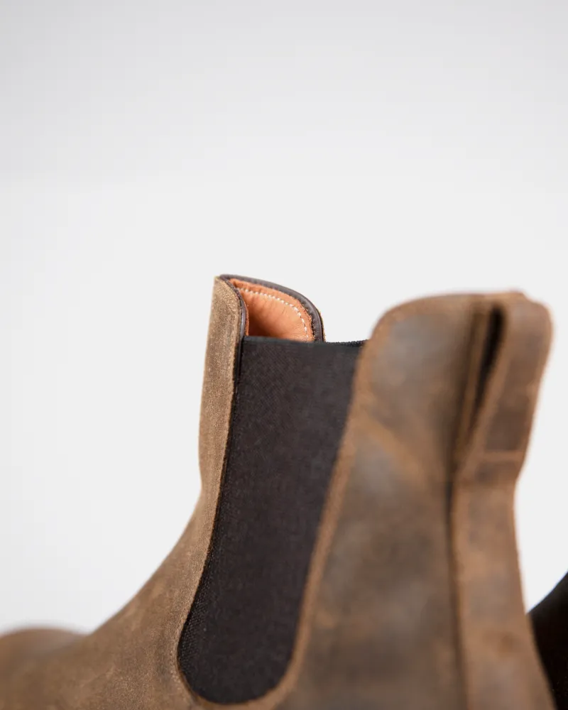 Mole Waxed Lightweight  Chelsea Boot Pointed Heel Boots