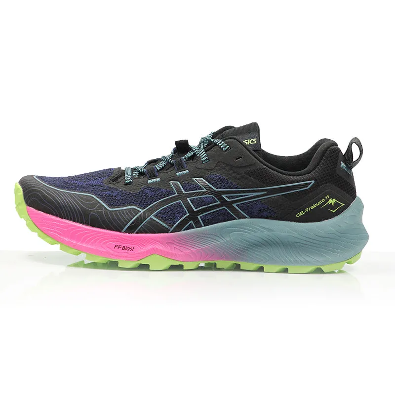 Asics Gel-Trabuco 11 Women's Trail Shoe - Black/Gris Blue Running Shoes With Most Cushioning