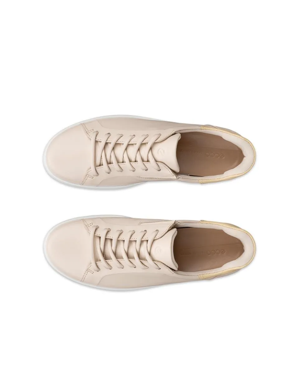 Slip On Sneakers For Wide Feet Ecco Women's Soft 7 Slip In Sneaker - Limestone/Straw