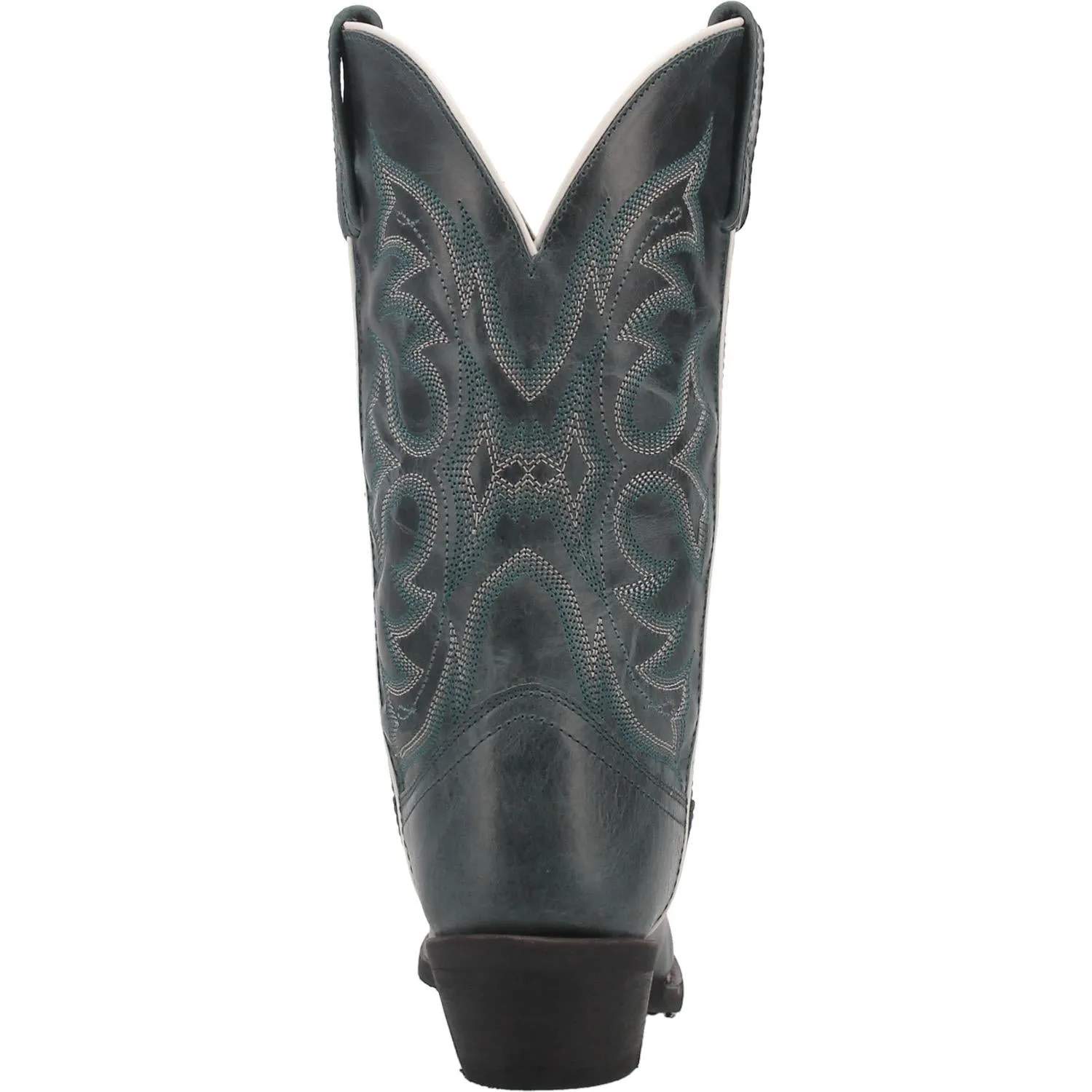 High End Western Boots Laredo Ladies Billie Turquoise Round Toe Pull On Western Boots 51107