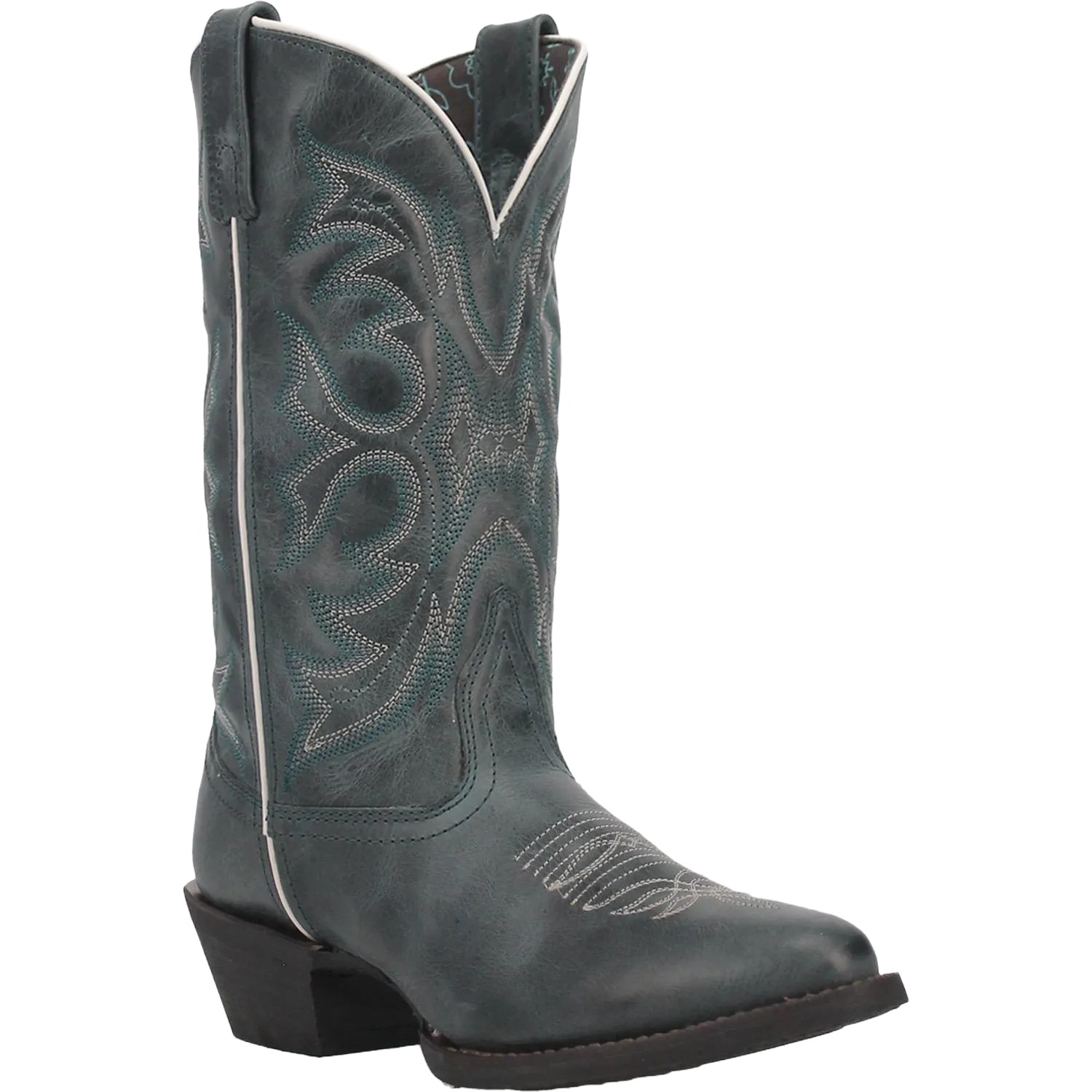 Gumboots Boots Laredo Ladies Billie Turquoise Round Toe Pull On Western Boots 51107