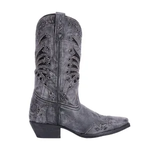 Isabel Marant Suede Boots Stevie Tooled-Inlay Snip Toe Cowboy Boots