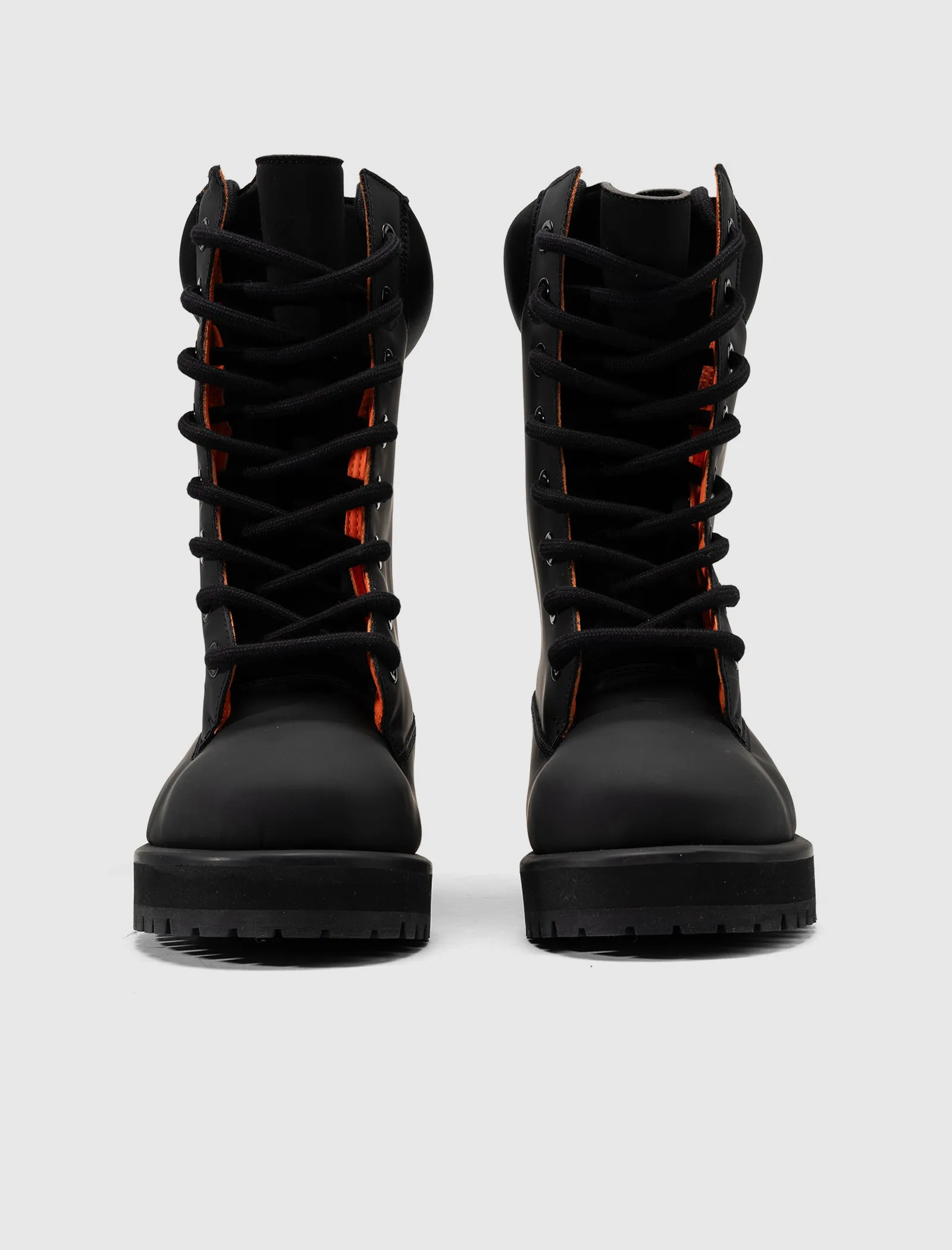 Steel Toe Army Boots STRADA HIGH BLACK