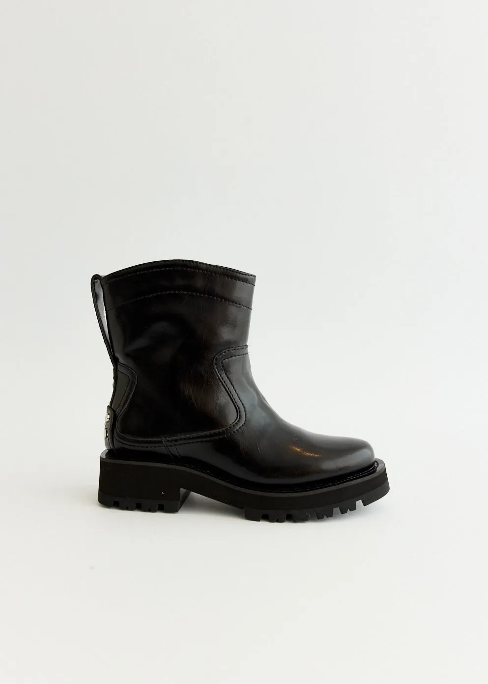 Mia Western Boots Studs Low Boots