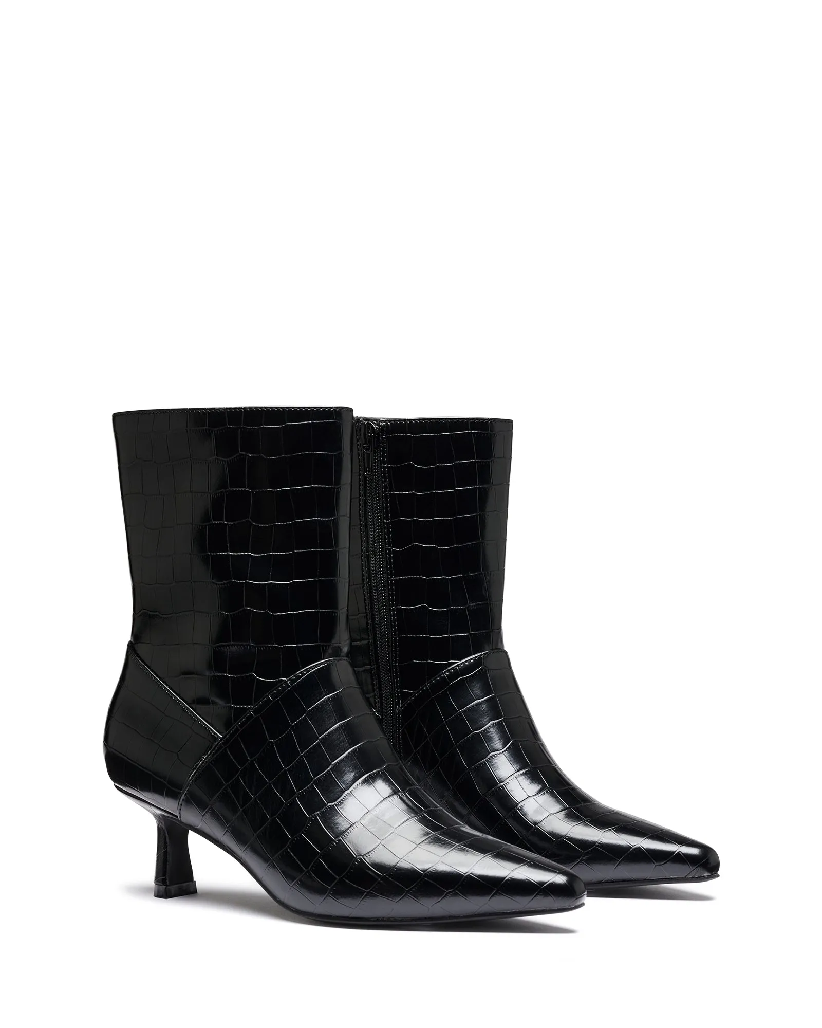 Ankle Boots And Skirt Kacee Ankle Boot Black Croc
