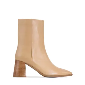 Croc Heeled Ankle Boots ZANARA