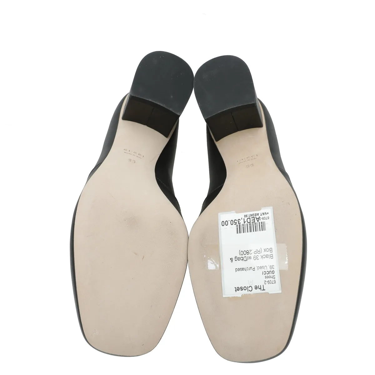 Gucci Black Horsebit Loafers Pump 39 Bass Suede Loafers