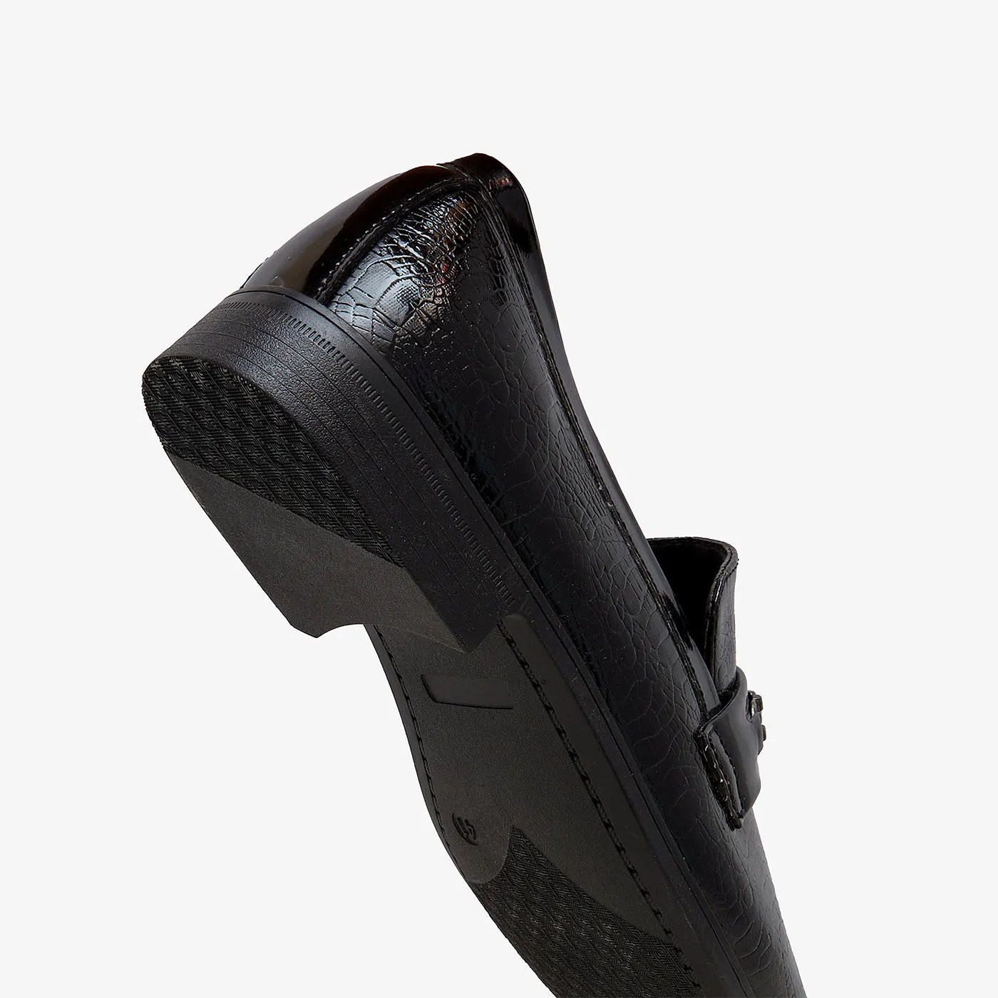 Men's Smart Formal Shoes Plaid Loafers