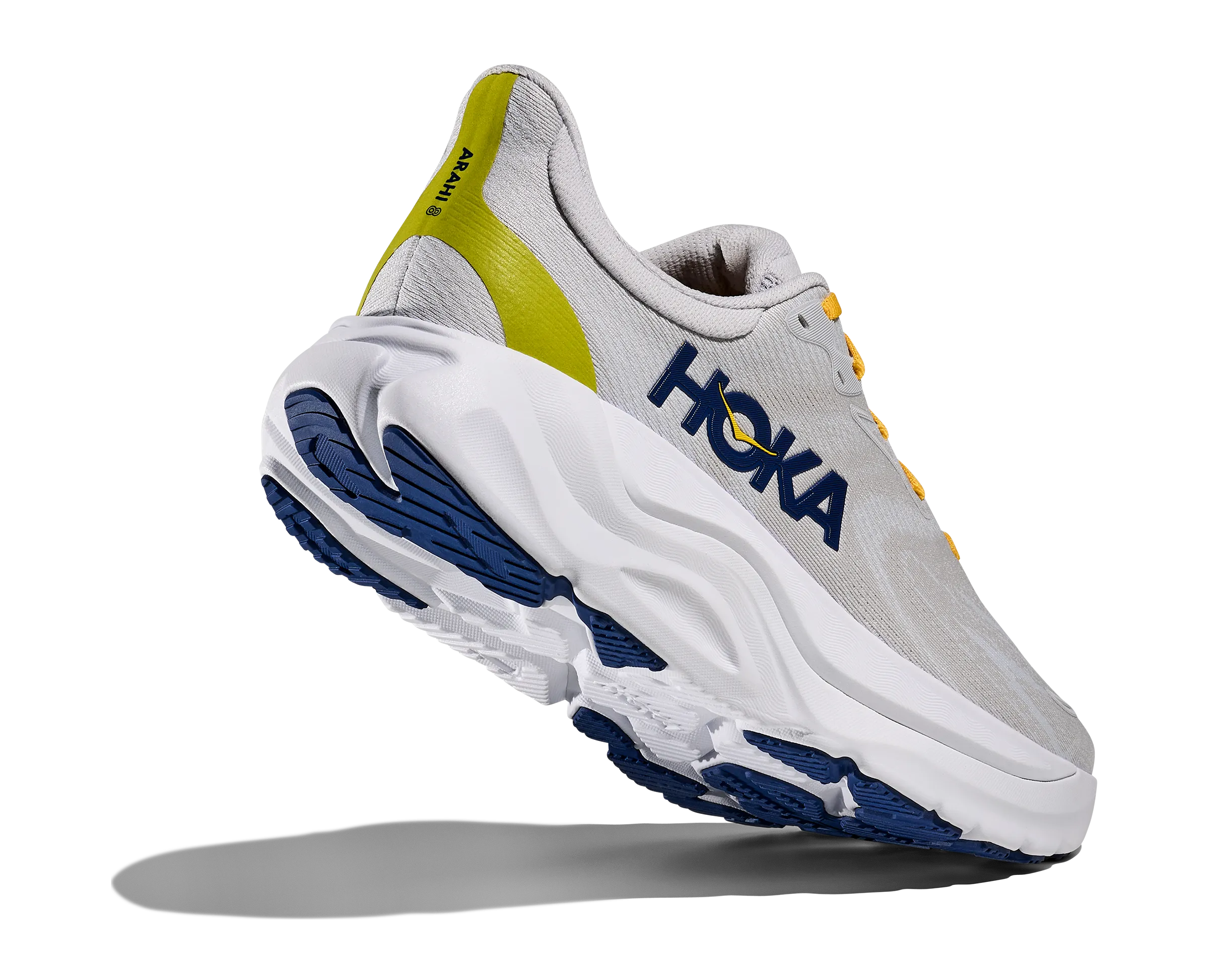 Best Boxing Training Shoes HOKA Men's Arahi 8 - STARDUST / COSMIC GREY (Wide)