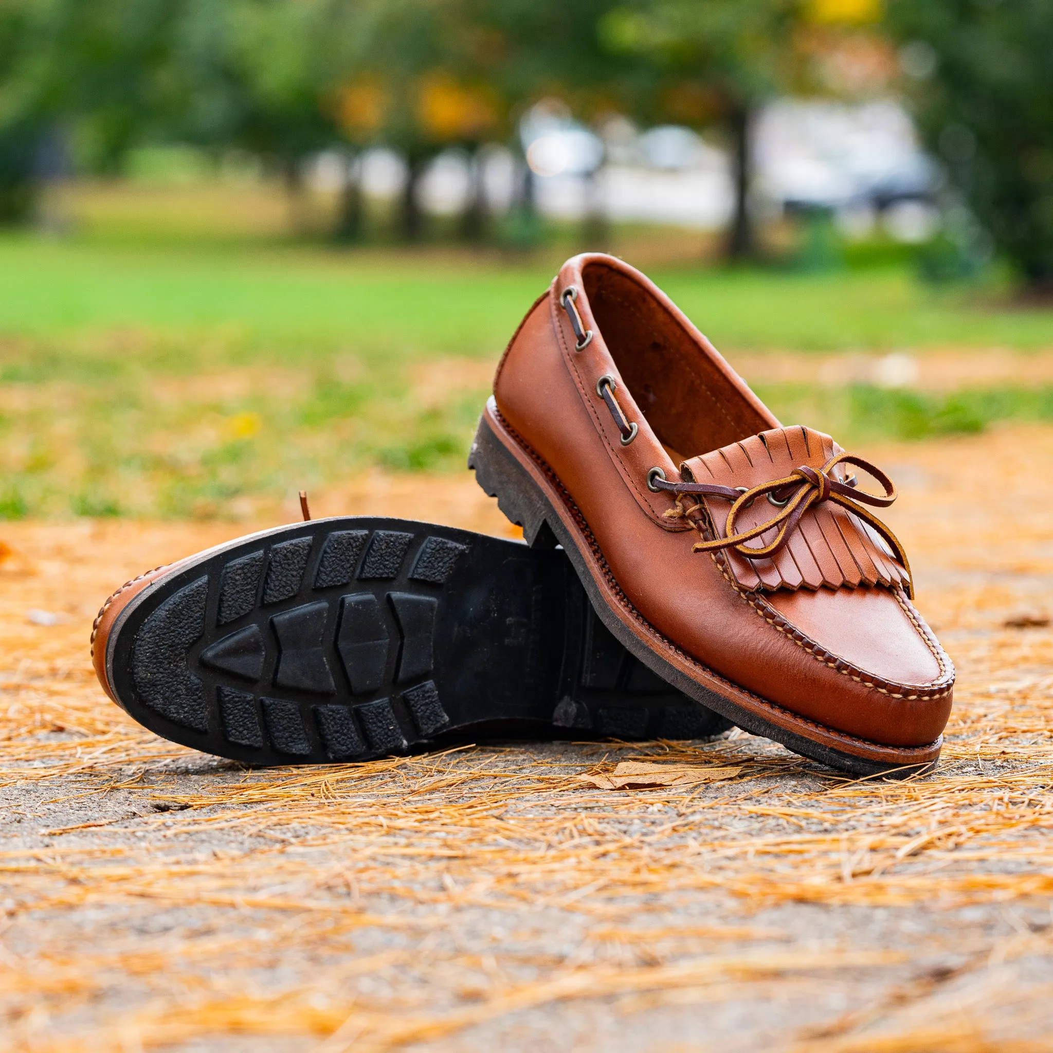Kiltie Loafer - Tan Bulldog NULL
