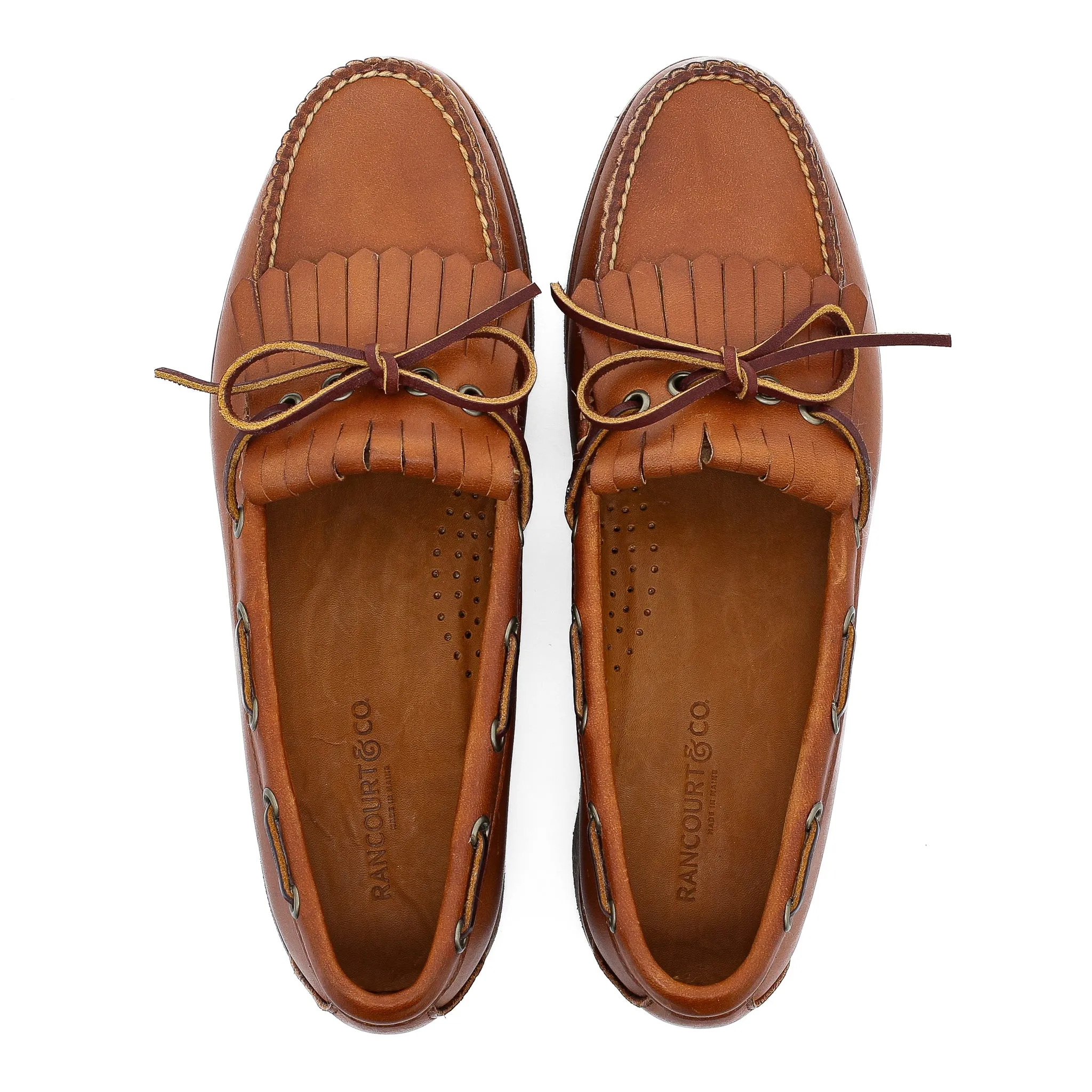 Pinch Tassel Loafers Kiltie Loafer - Tan Bulldog