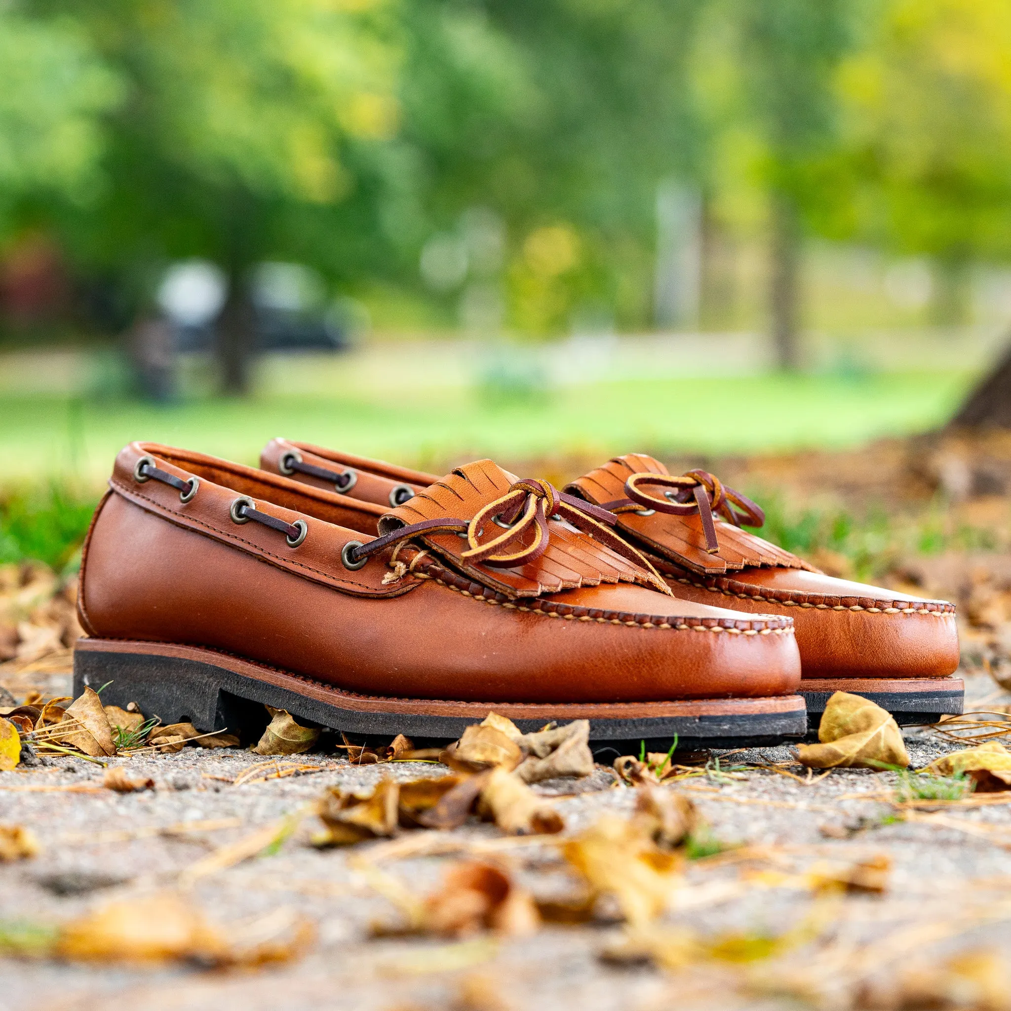 Kiltie Loafer - Tan Bulldog Timberland Platform Loafers