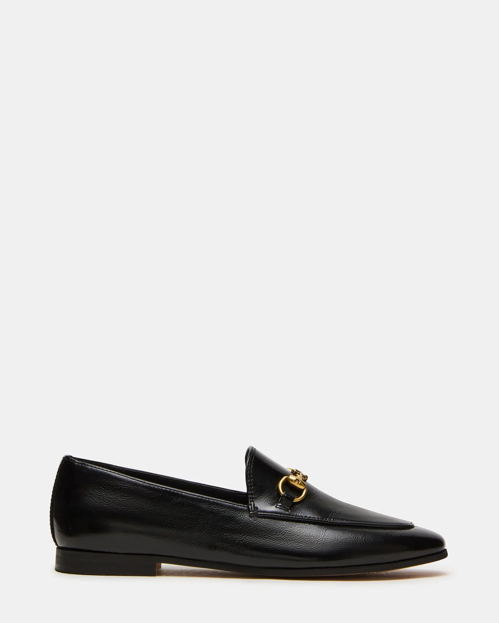 GRAFTON BLACK LEATHER Wingtip Loafers