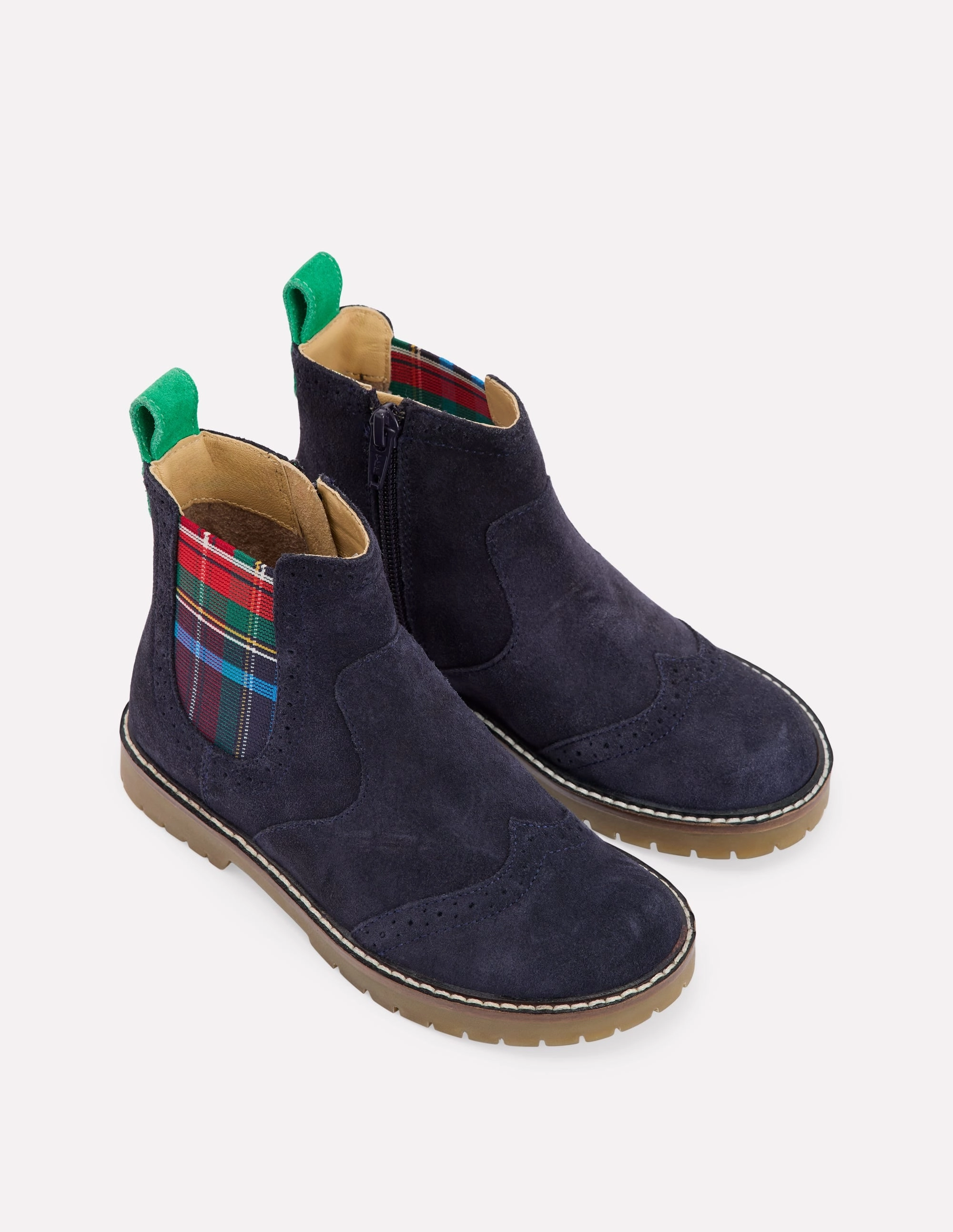 House Shoe Boots Suede Chelsea Boots-College Navy Suede