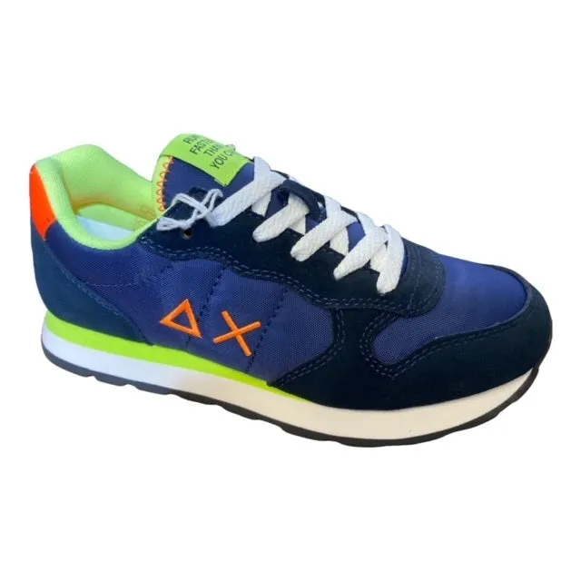 Classic Low Sneakers Sun68 Boy's Tom Fluo Z32302 07 navy-blue