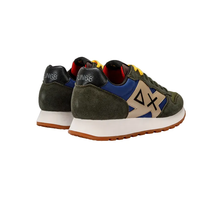 Sun68 scarpa sneakers da uomo Jaki Bicolor Z43114 0774 blu-militare scuro Acne Studios Sneakers