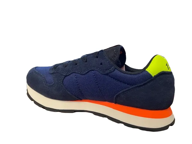 Best Sneakers For Running And Gym Sun68 sneakers da ragazzo Tom Fluo Z42302T 07 navy blue