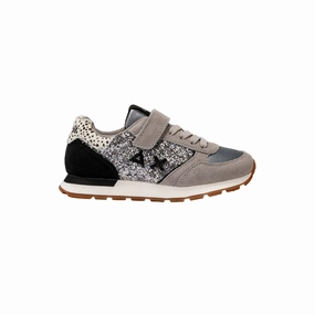 Male Sneakers Sun68 scarpa sneakers glitterata con laccio elastico e strappo da ragazza Kelly Big Z43417K 44 argento