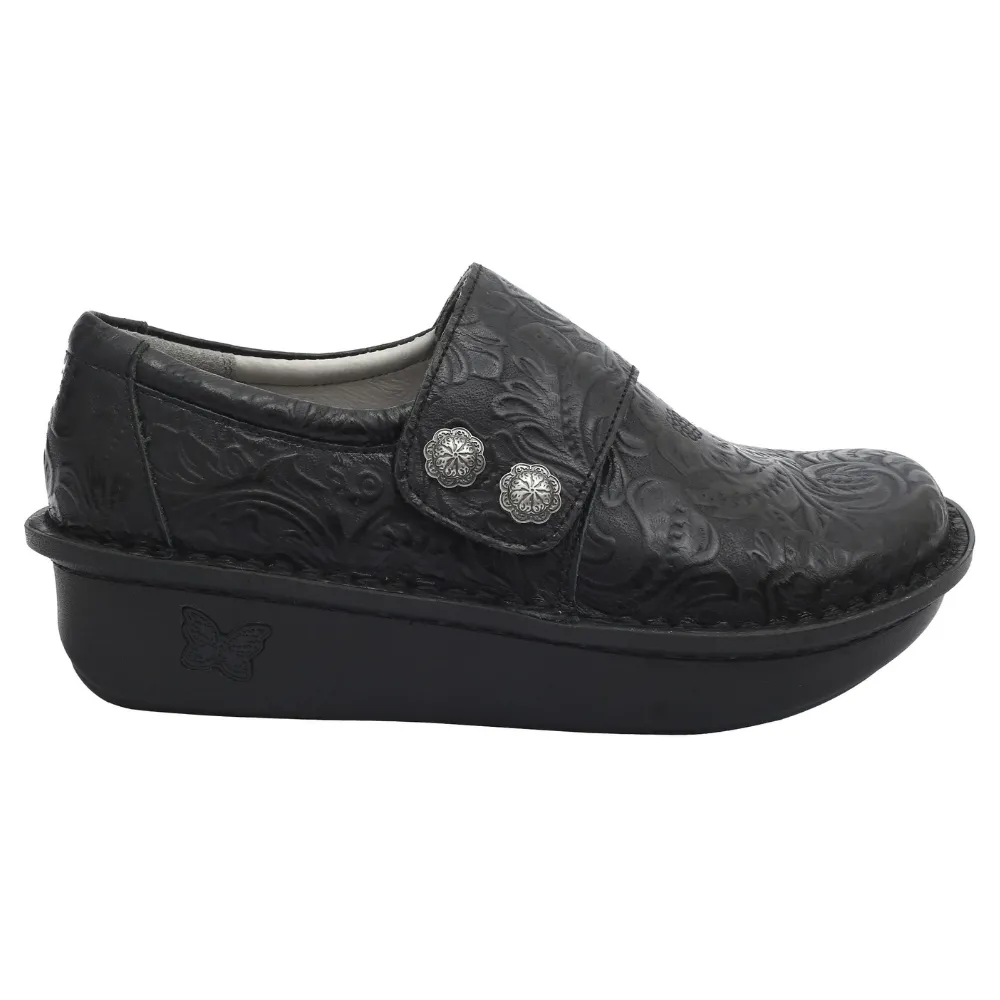 Alegria Deliah 7609 Embossible Ink Slip-On (Women's) Slip-on Non Slip Work Shoes