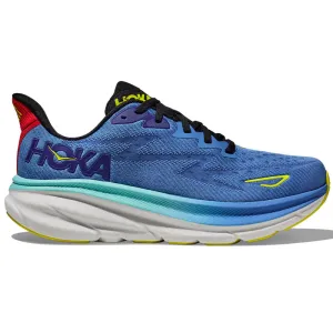 Best Men's Hoka Clifton 9, Virtual Blue/Cerise, 9.5 D Medium
