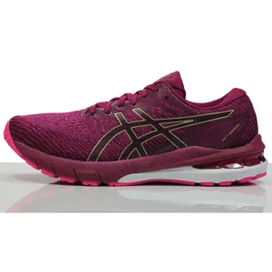 Asics GT-2000 v10 Women's Running Shoe - Pink Glo/Champagne Road Running Vs Trail Running Shoes