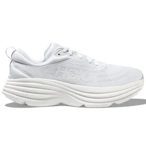 Las Cruces Men's Hoka Bondi 8, White/White, 10.5 D Medium