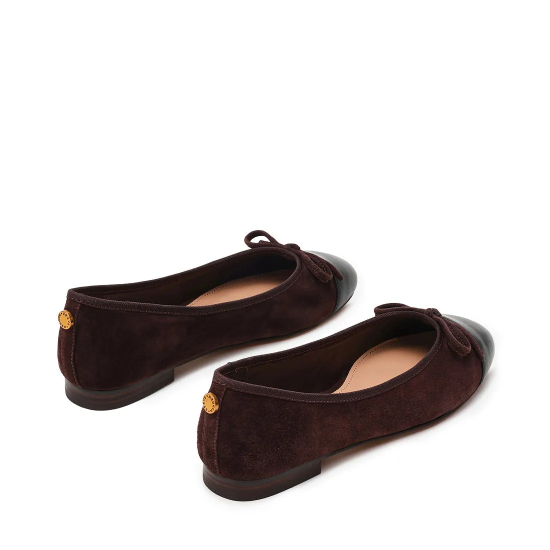 Ellison Flat Shoe GROUND COFFEE SUEDE Shoes Fallen Arches And Flat Feet