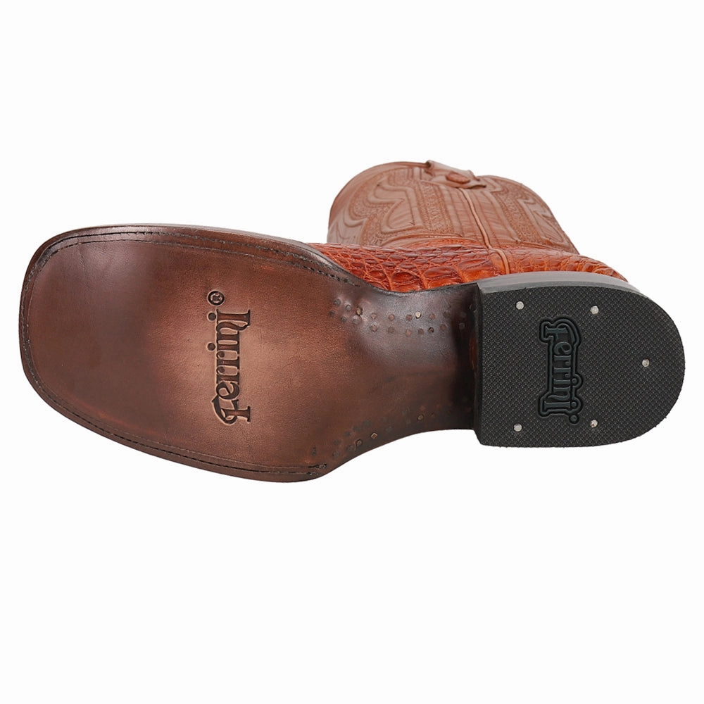 Bullboxer Boots Dakota Hornback Caiman Square Toe Cowboy Boots