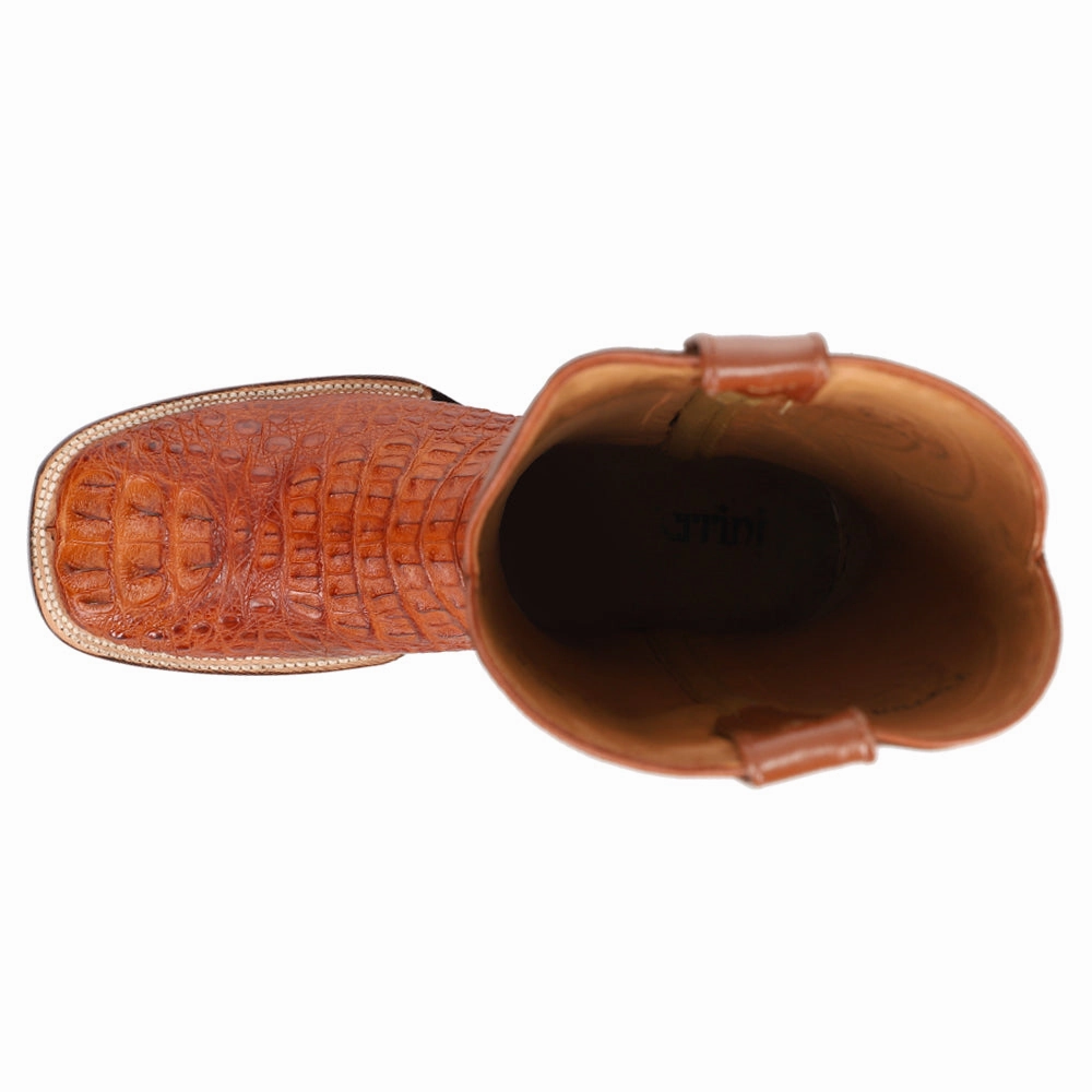 Dakota Hornback Caiman Square Toe Cowboy Boots Insoles In Boots