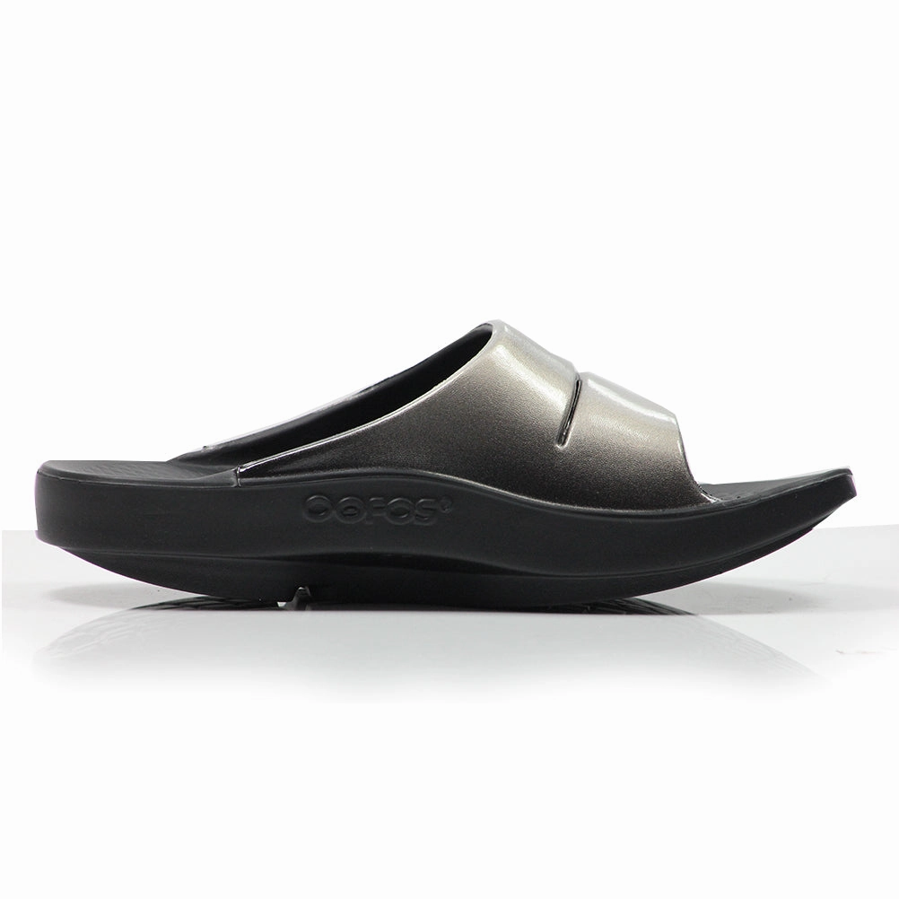 Speed Running Shoes OOfos Women's OOahh Luxe Recovery Slide - Latte