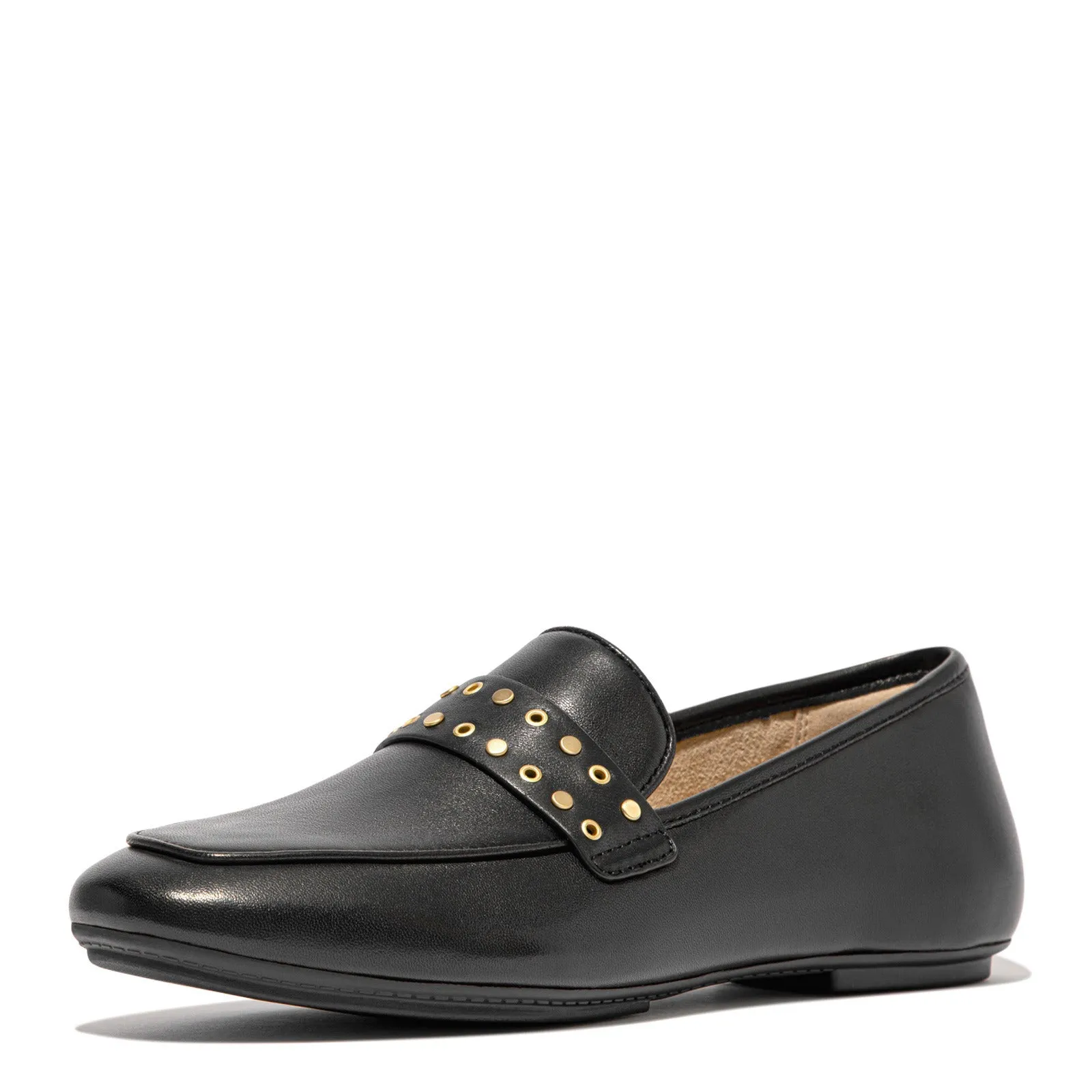 Women's FitFlop, Delicato Stud-and-Eyelet Loafer Tassell Loafers