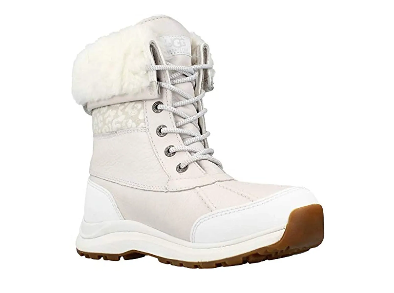 UGG Women's Adirondack III Leopard Snow Boots Rock Platform Boots