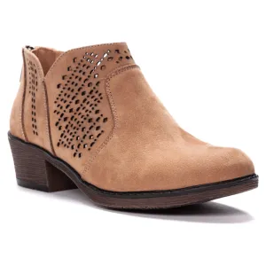 Clown Boots Propet Remy Taupe Nubuck Bootie (Women's)