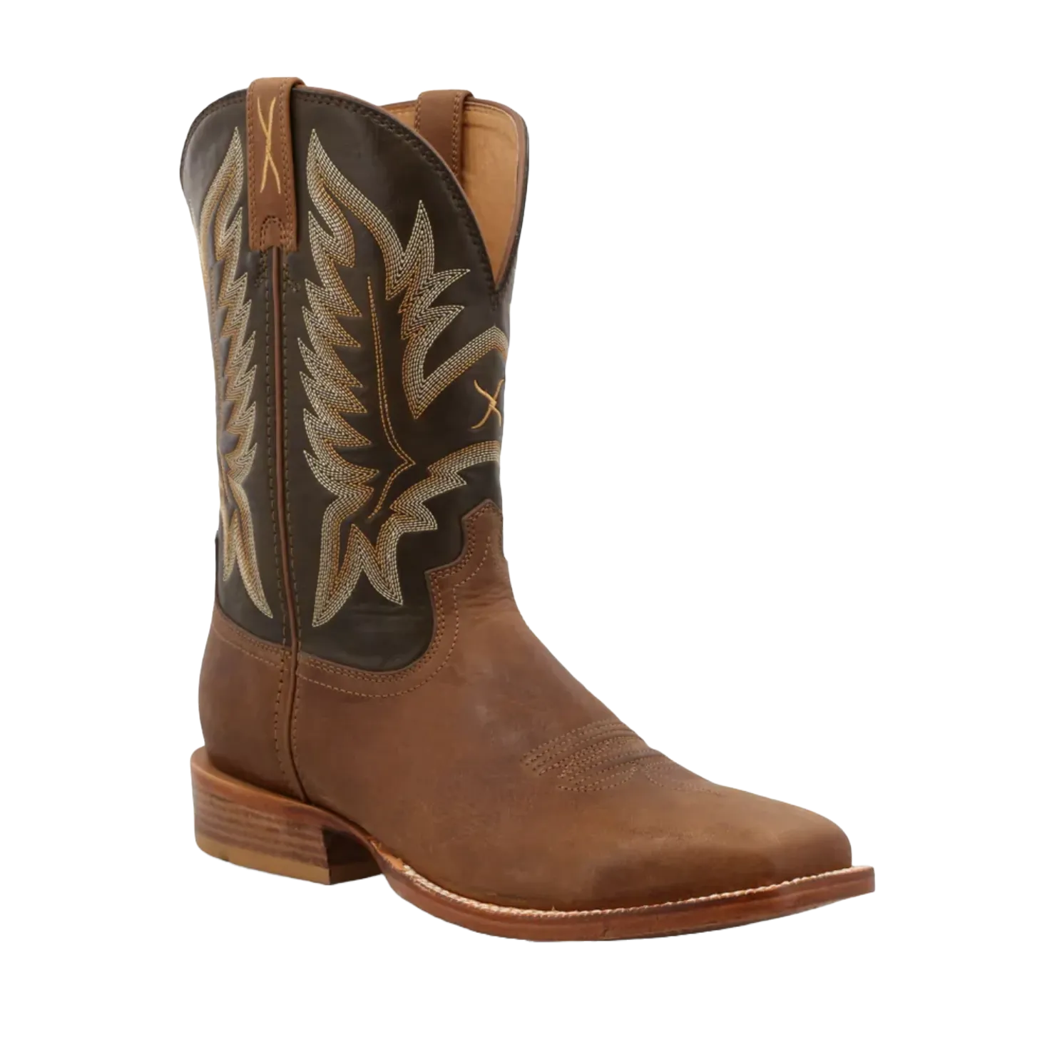 Chelsea Frye Boots Twisted X Men's Tech X Buff Tan & Burnt Olive Western Boots MXTL002
