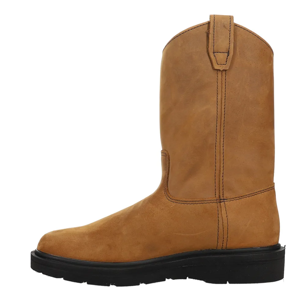 Flat High Boots Farm Wellington 11 Inch Oil Resistant Soft Toe Work Boots