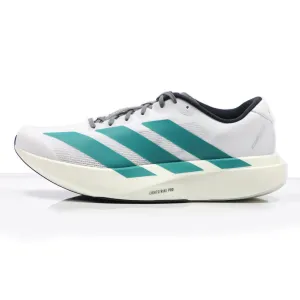 Heavy Running Shoes adidas Adizero Evo SL Men's Running Shoe - White/Pure Teal/Grey Four