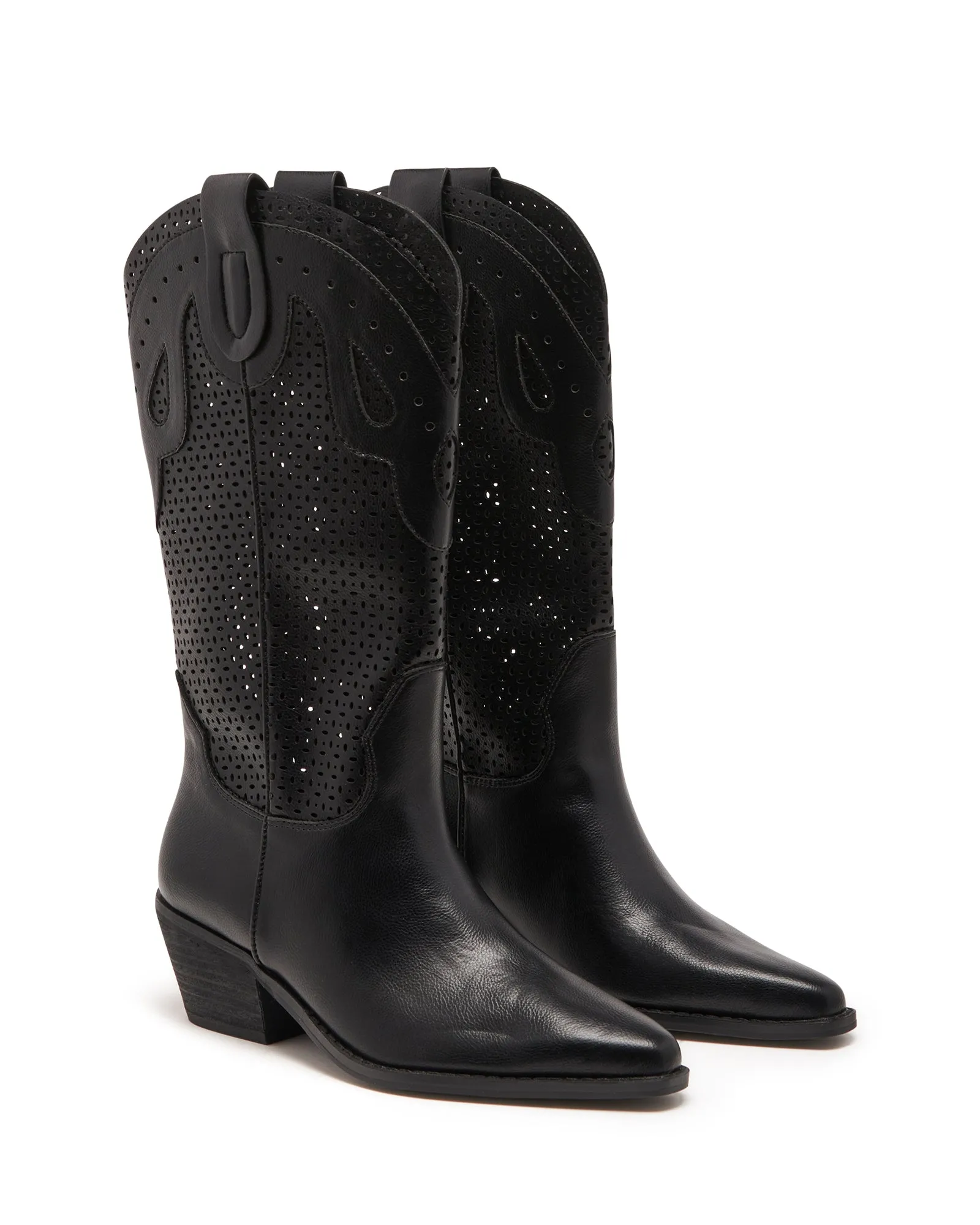 Cool Casual Boots Maxine Cowboy Boot Black Tumbled
