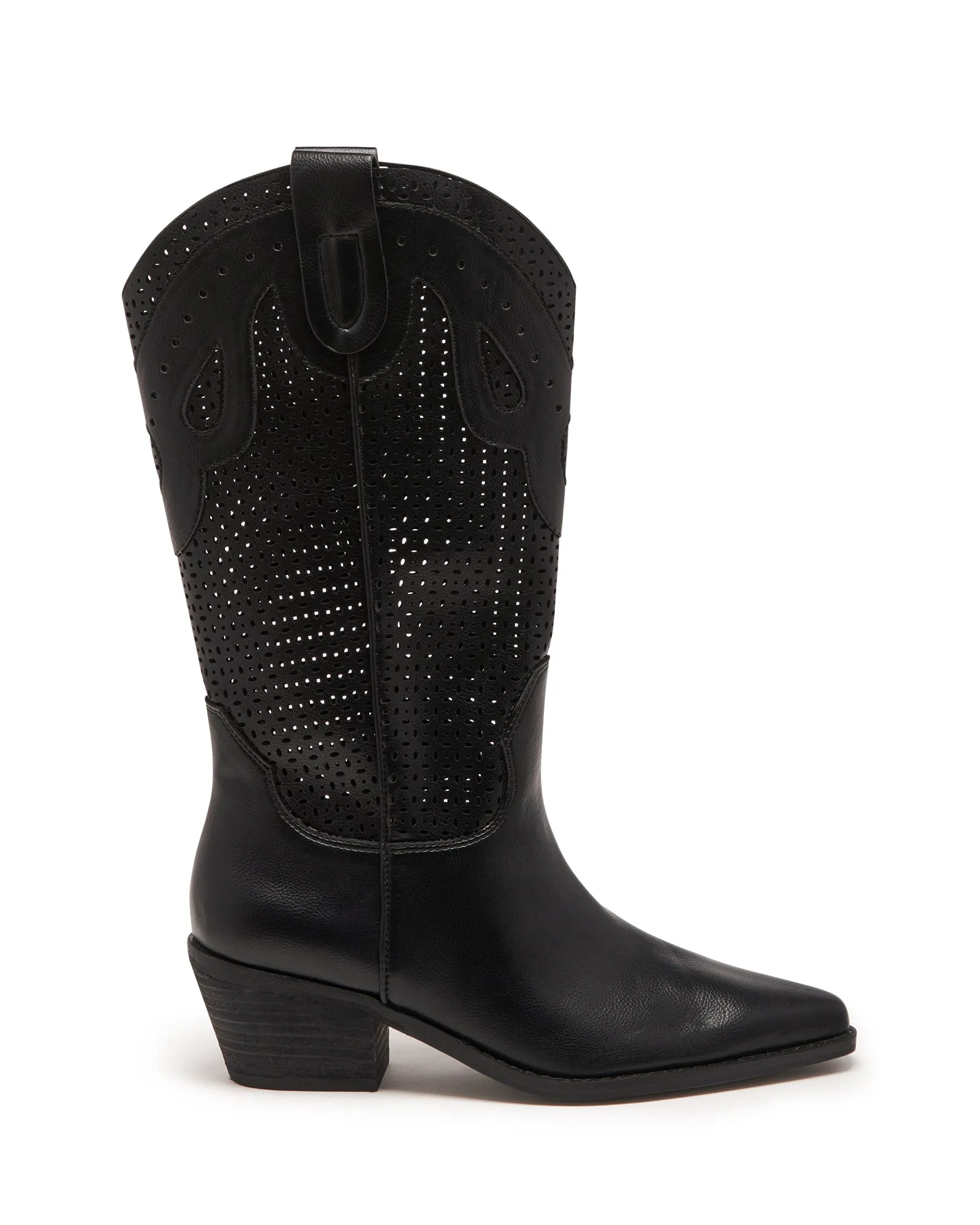 Firemen Boots Maxine Cowboy Boot Black Tumbled