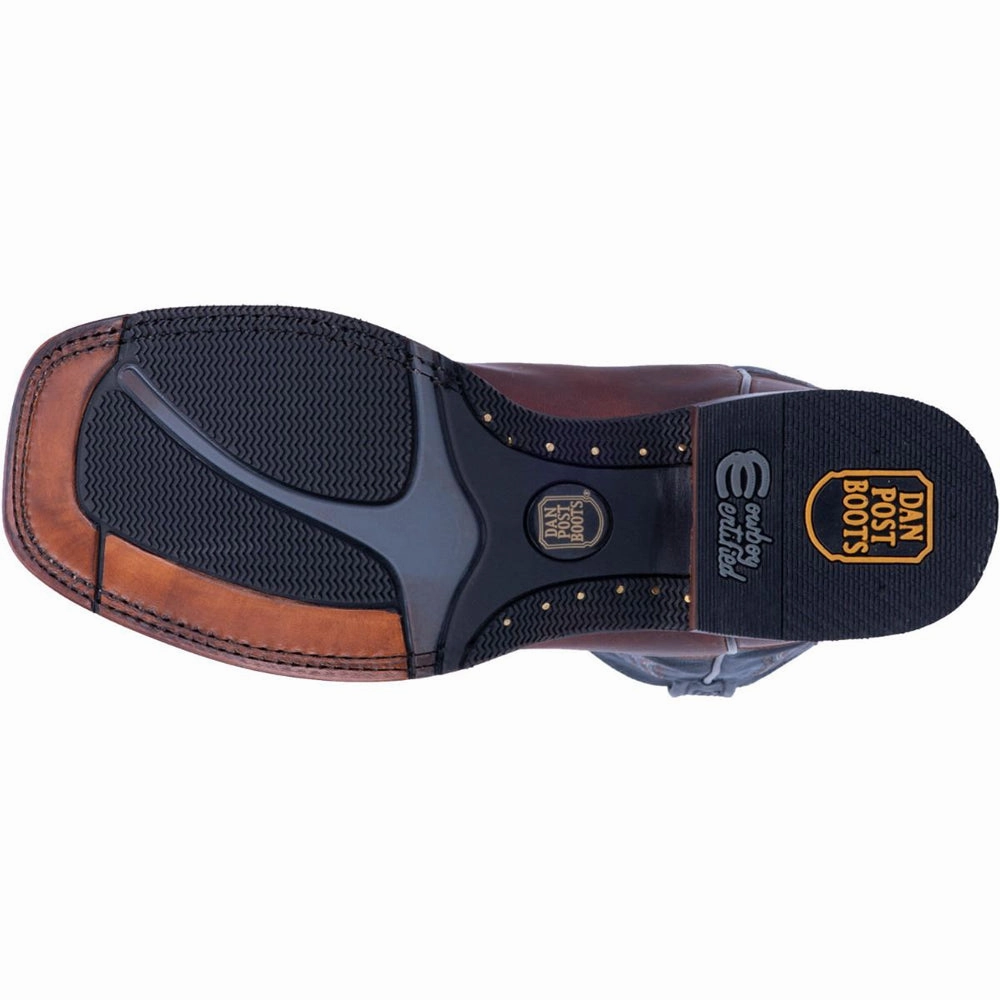 High Cowgirl Boots Winslow Embroidered Square Toe Cowboy Boots